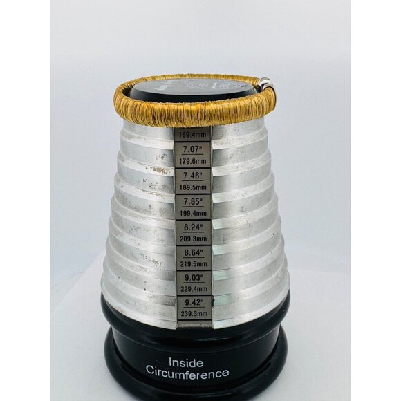 Estate JCM Italy Sterling Silver 925 Multi-Gold Wire Wrapped Cuff Bracelet 6.5” - Picture 6 of 9